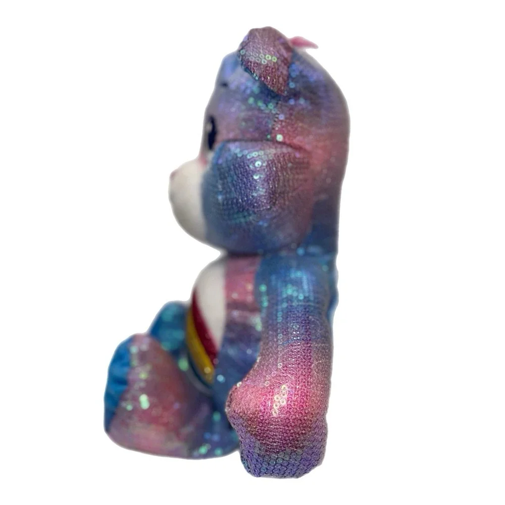 Care Bears Sequin Plush Cheer Bear Special Collectors Edition Plush 2023 rainbow